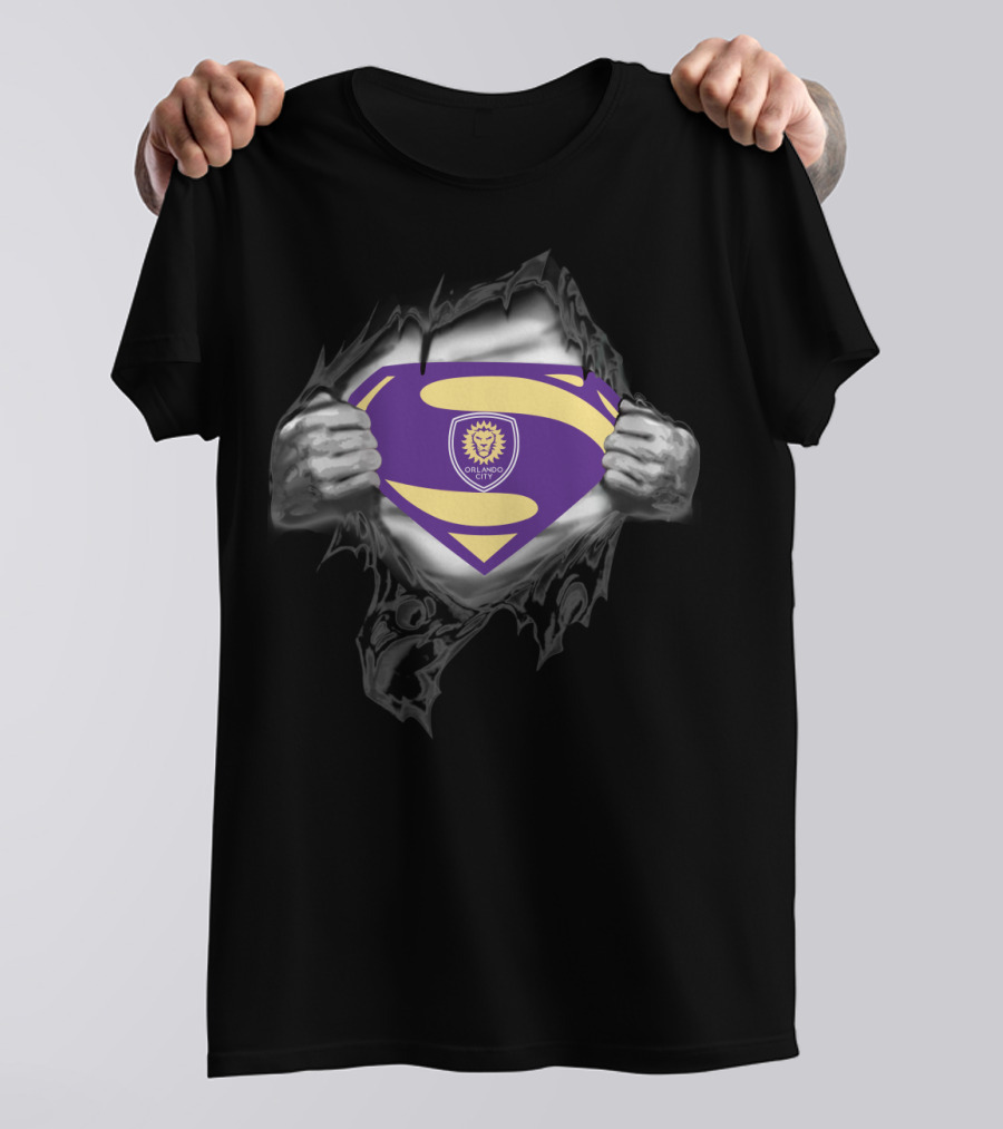 Orlando City Sc Superman Logo Fan T-Shirt