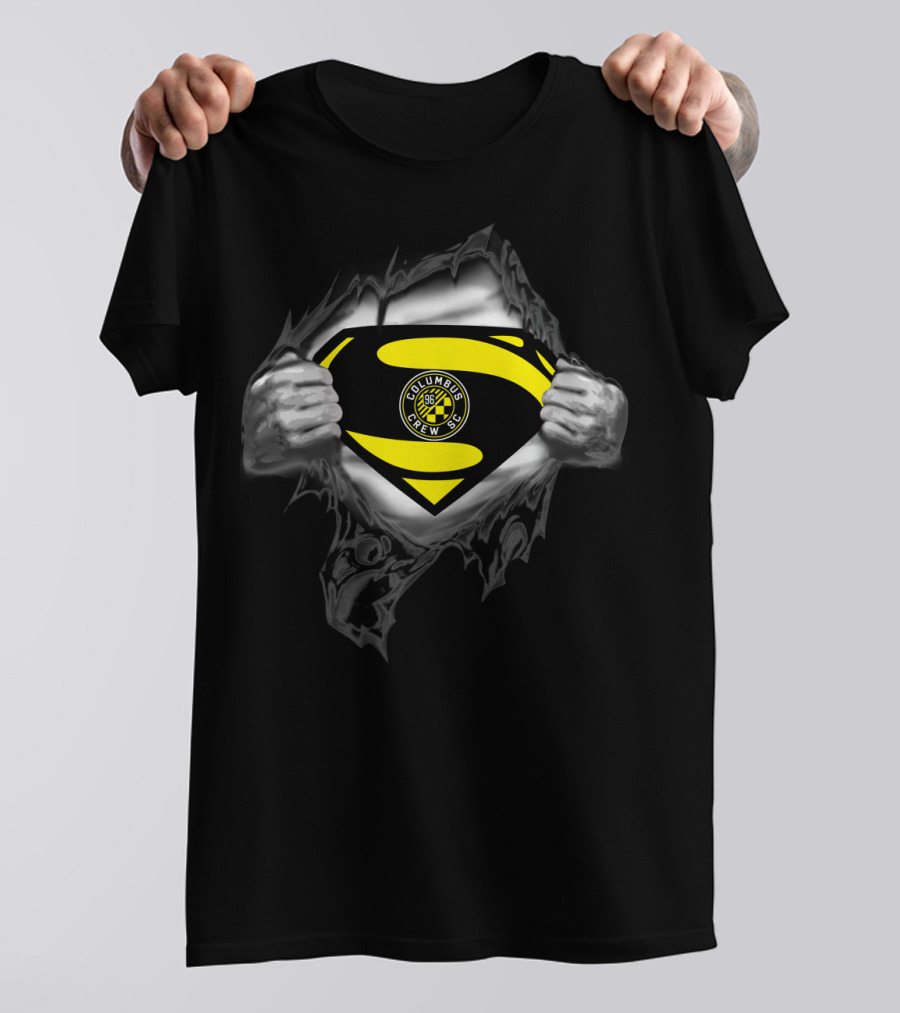 Columbus Crew Sc 96 Logo Superman Symbol T-Shirt