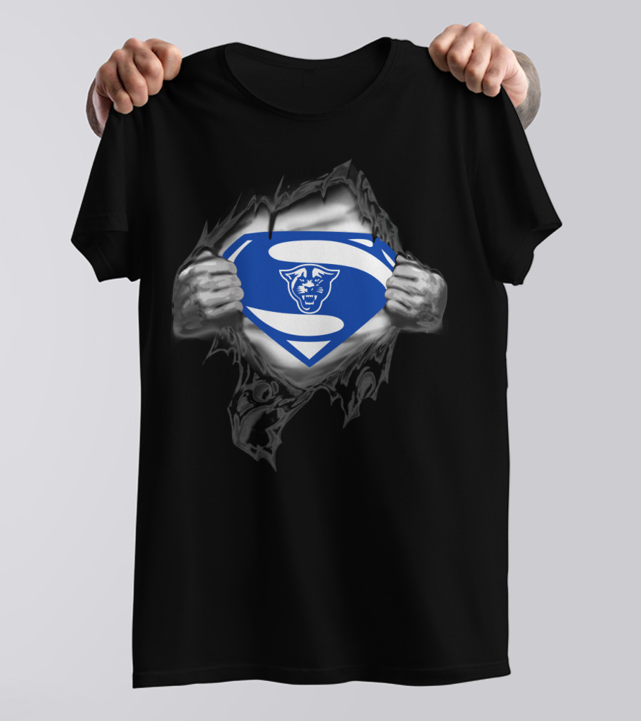 Superhero Emblem Georgia State Panthers 200 T-Shirt