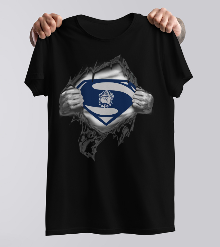 Superman Georgetown Hoyas Logo 204 T-Shirt