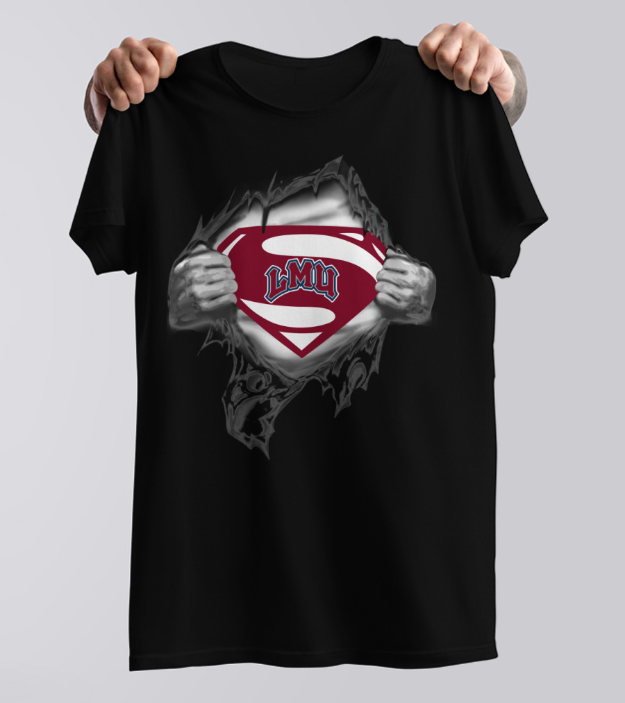 Superman Logo Lmu Loyola Marymount Lions T-Shirt