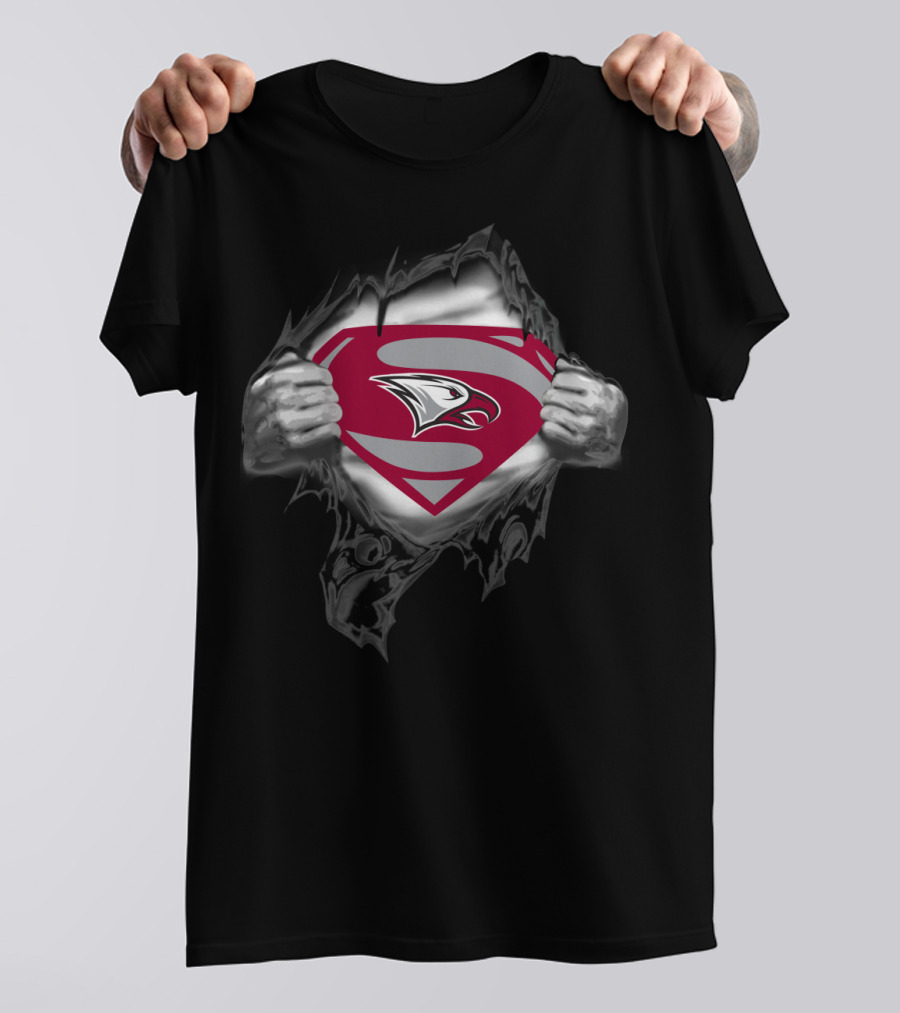 North Carolina Central Eagles Superman Logo Burst T-Shirt