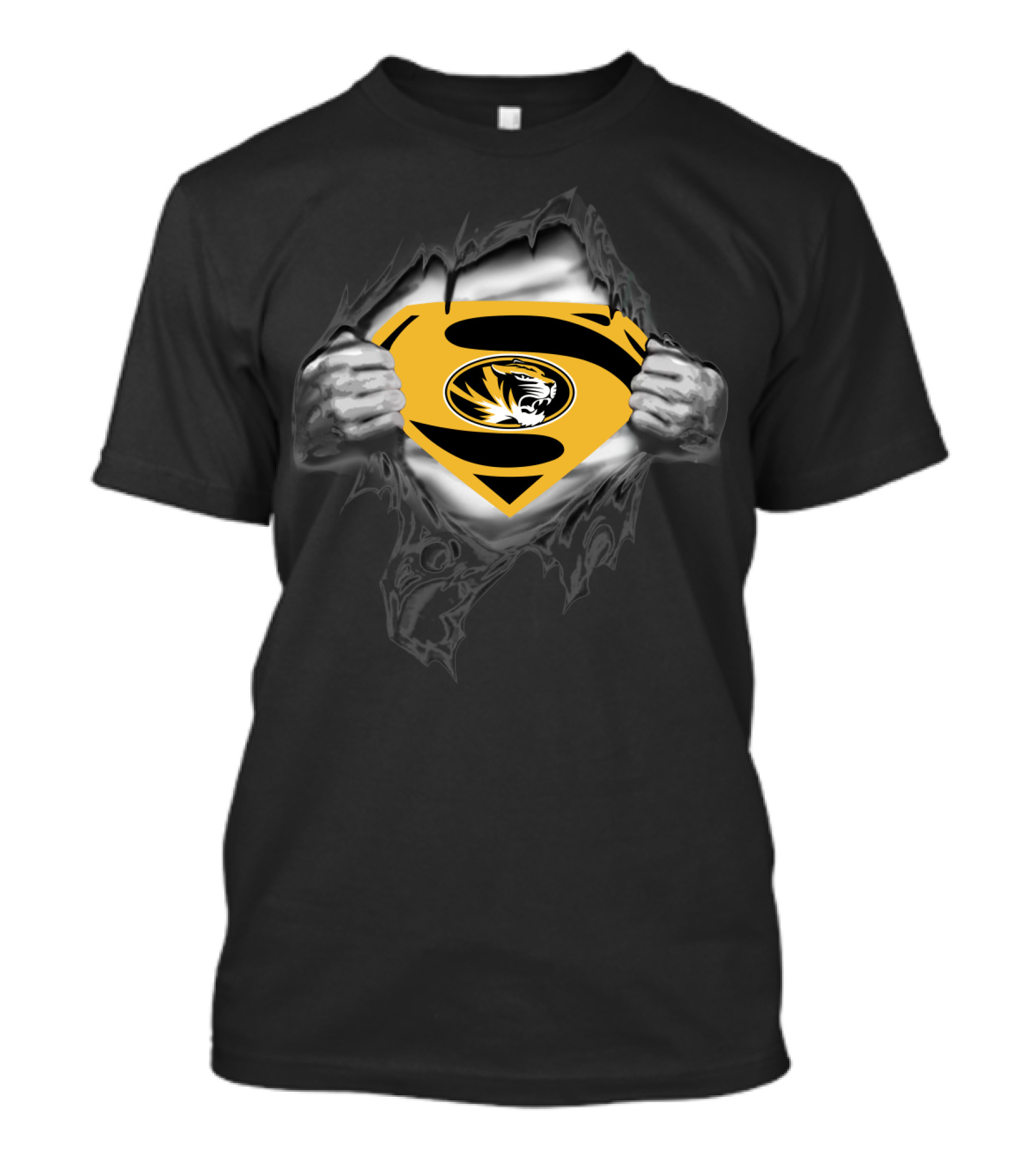 Missouri Tigers Logo Superhero T-Shirt