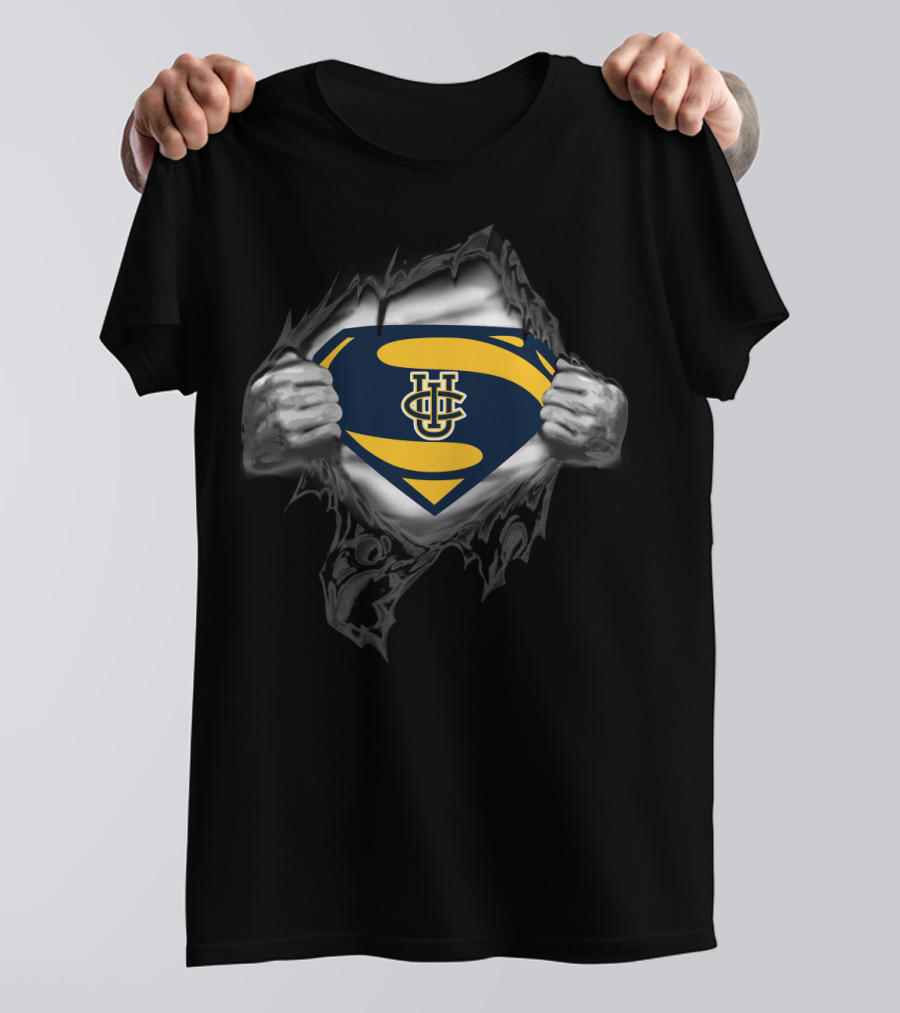 Uc Irvine Anteaters Superman Logo Style Rip Reveal T-Shirt