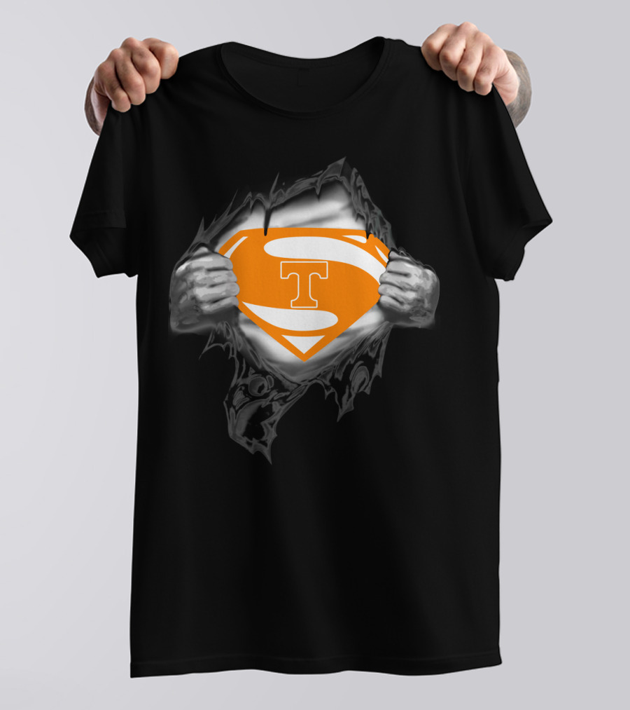 Tennessee Volunteers Superman Shield T-Shirt