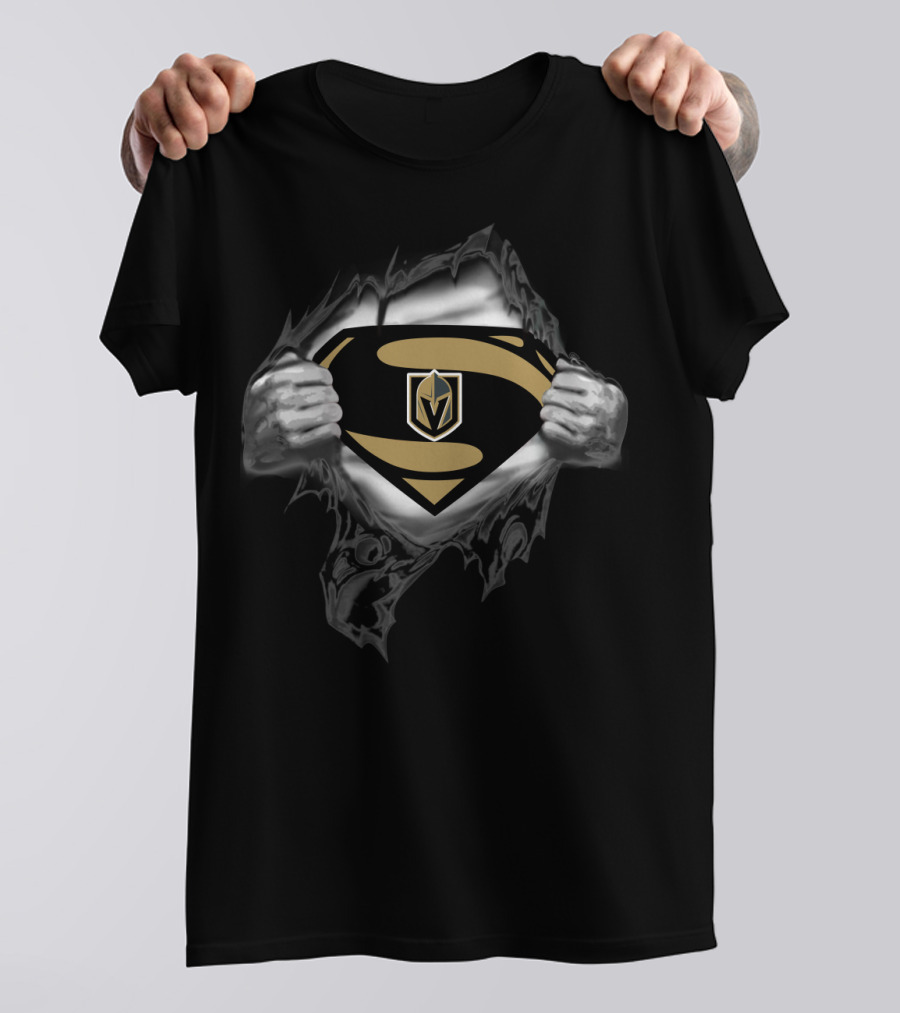 Vegas Golden Knights Super Hero Mashup T-Shirt