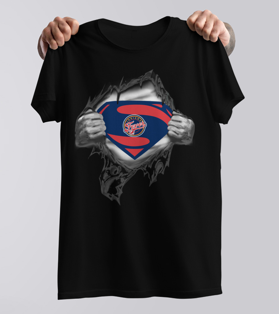 Indiana Fever Basketball Superhero Tearaway T-Shirt