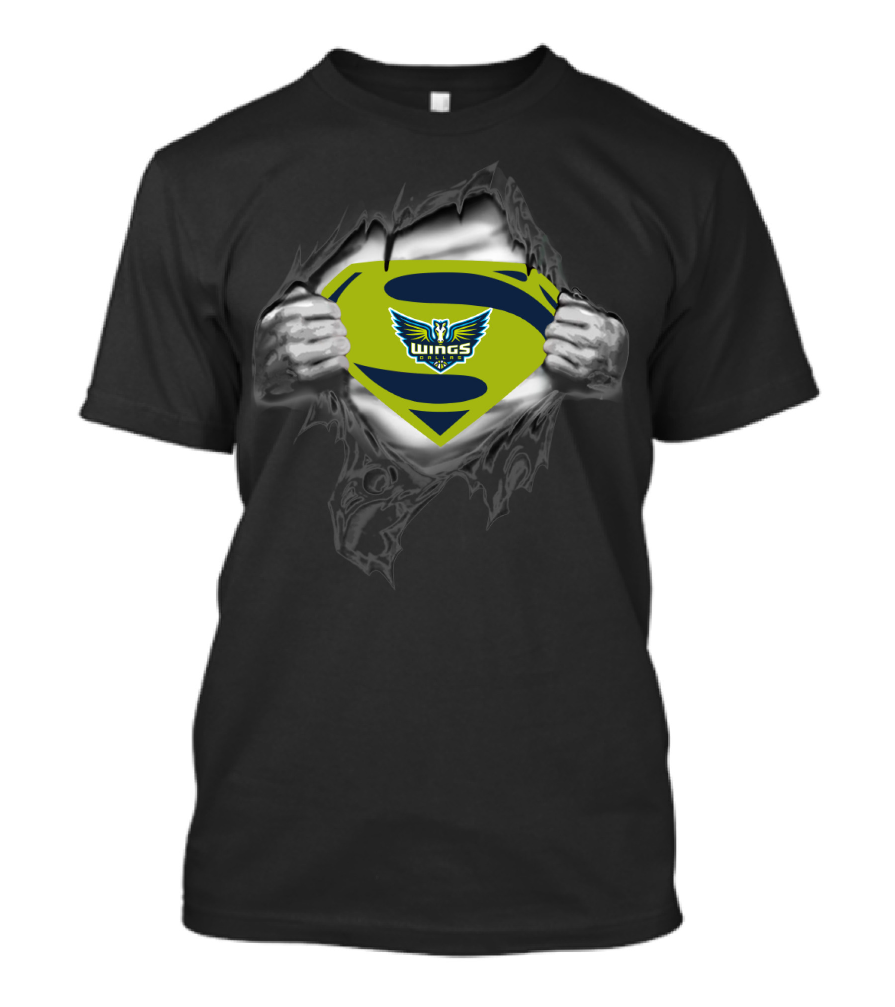 Dallas Wings Superman T-Shirt
