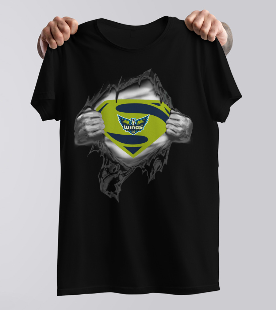 Dallas Wings Superman T-Shirt
