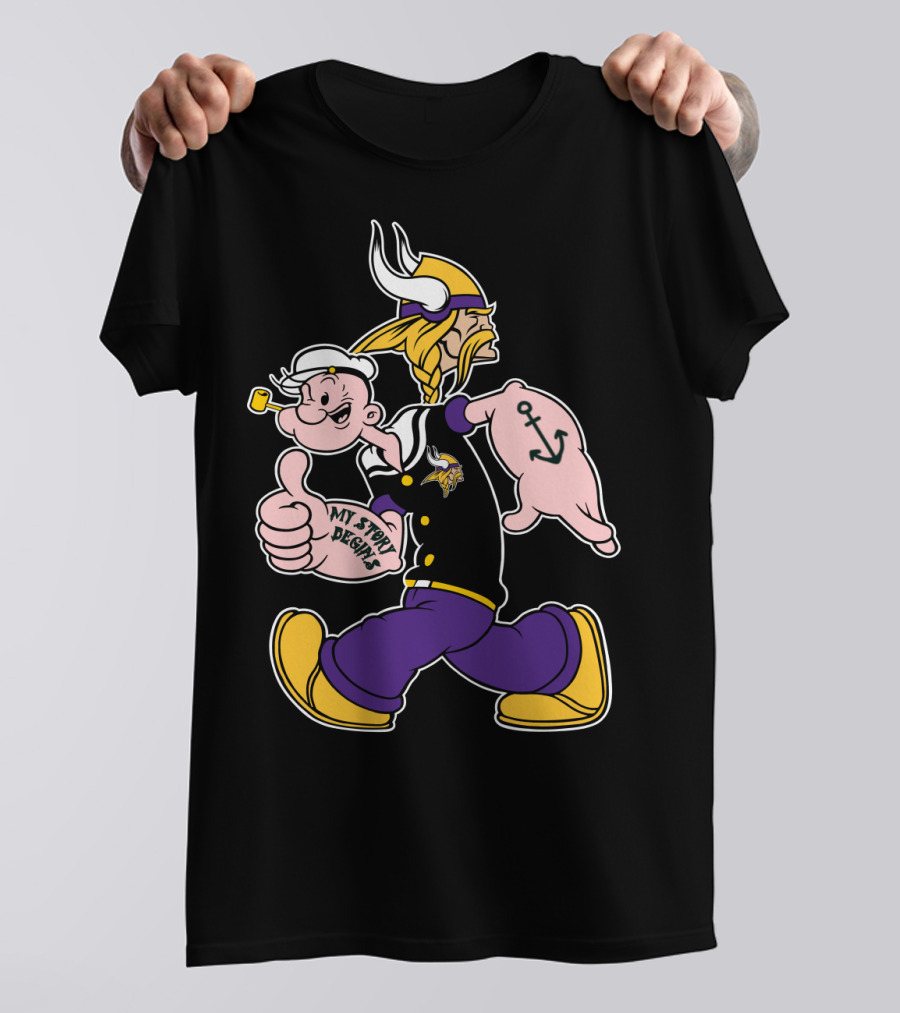 My Story Begins Minnesota Vikings T-Shirt