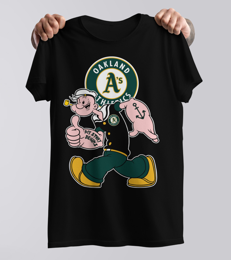 Oakland Athletics A's My Story Begins 38 T-Shirt