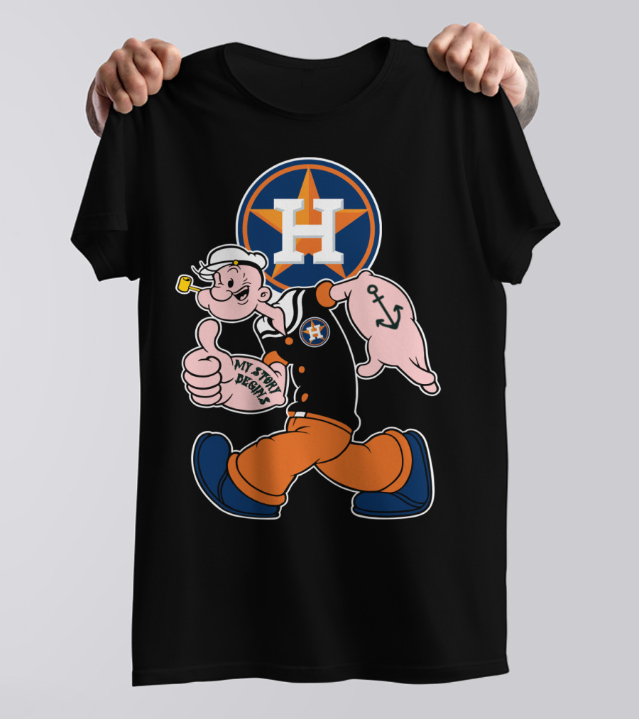Houston Astros Popeye My Story Begins T-Shirt