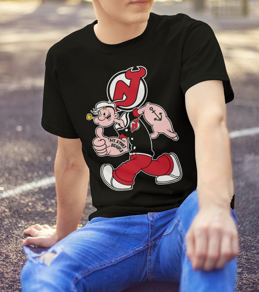 New Jersey Devils My Story Designs T-Shirt