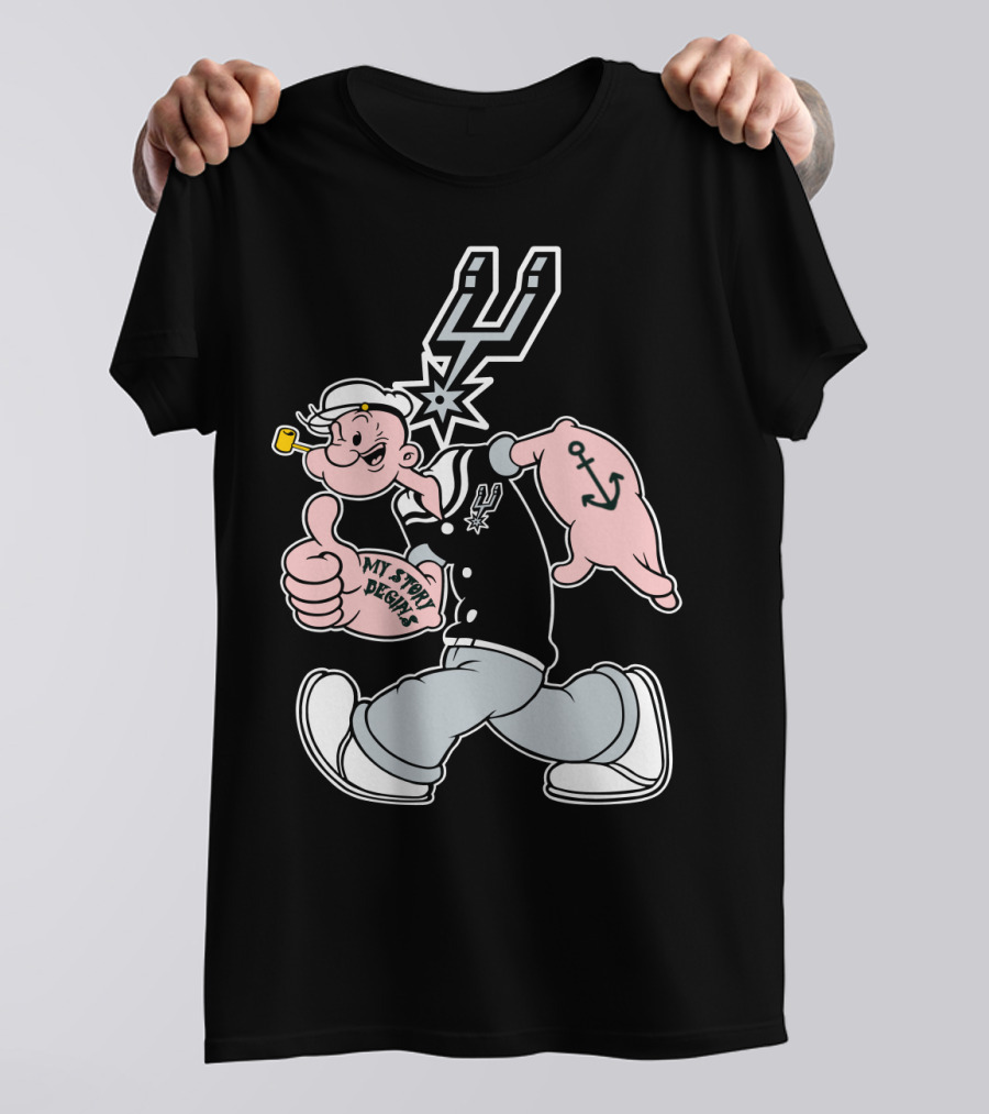 San Antonio Spurs My Story Designs 1996 T-Shirt
