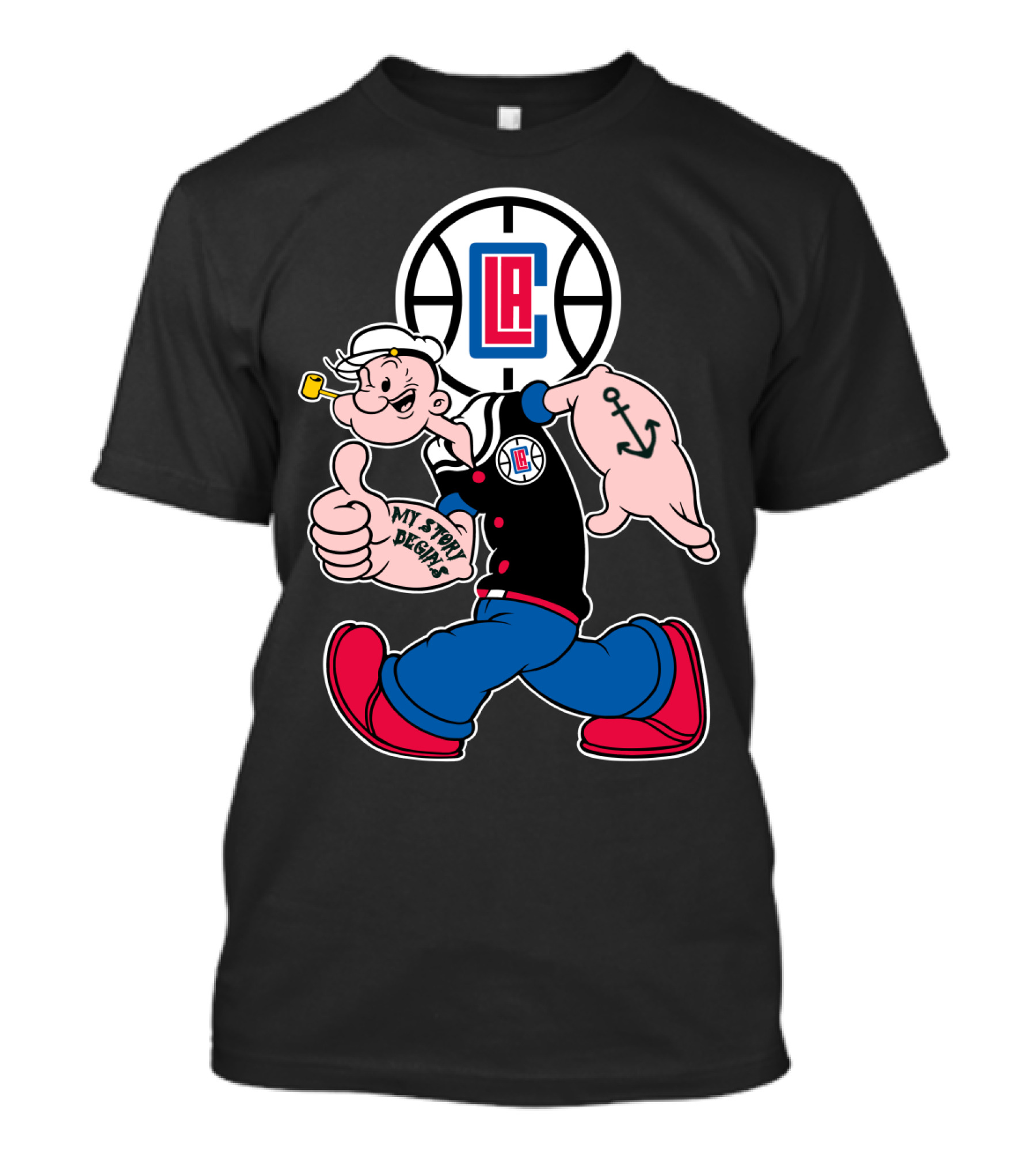 Popeye La Clippers My Story Dennis 110 T-Shirt