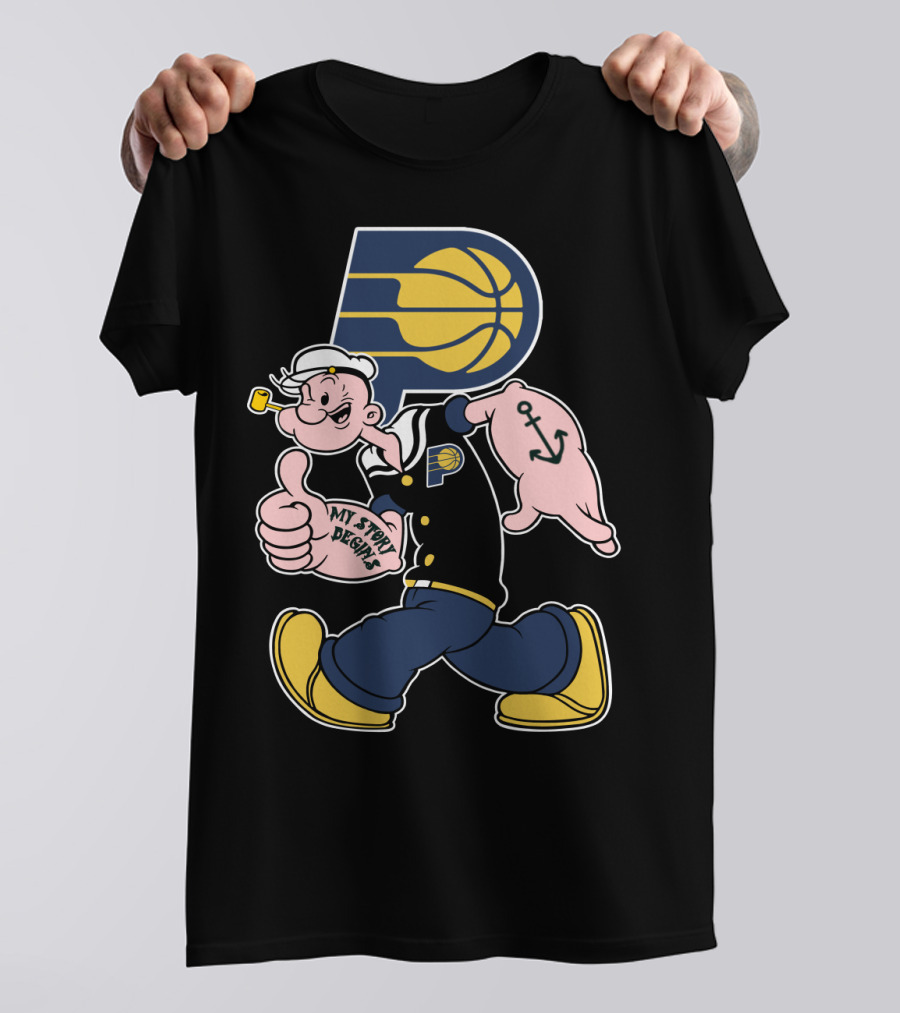 Indiana Pacers P Illustrated By My Story Designs T-Shirt