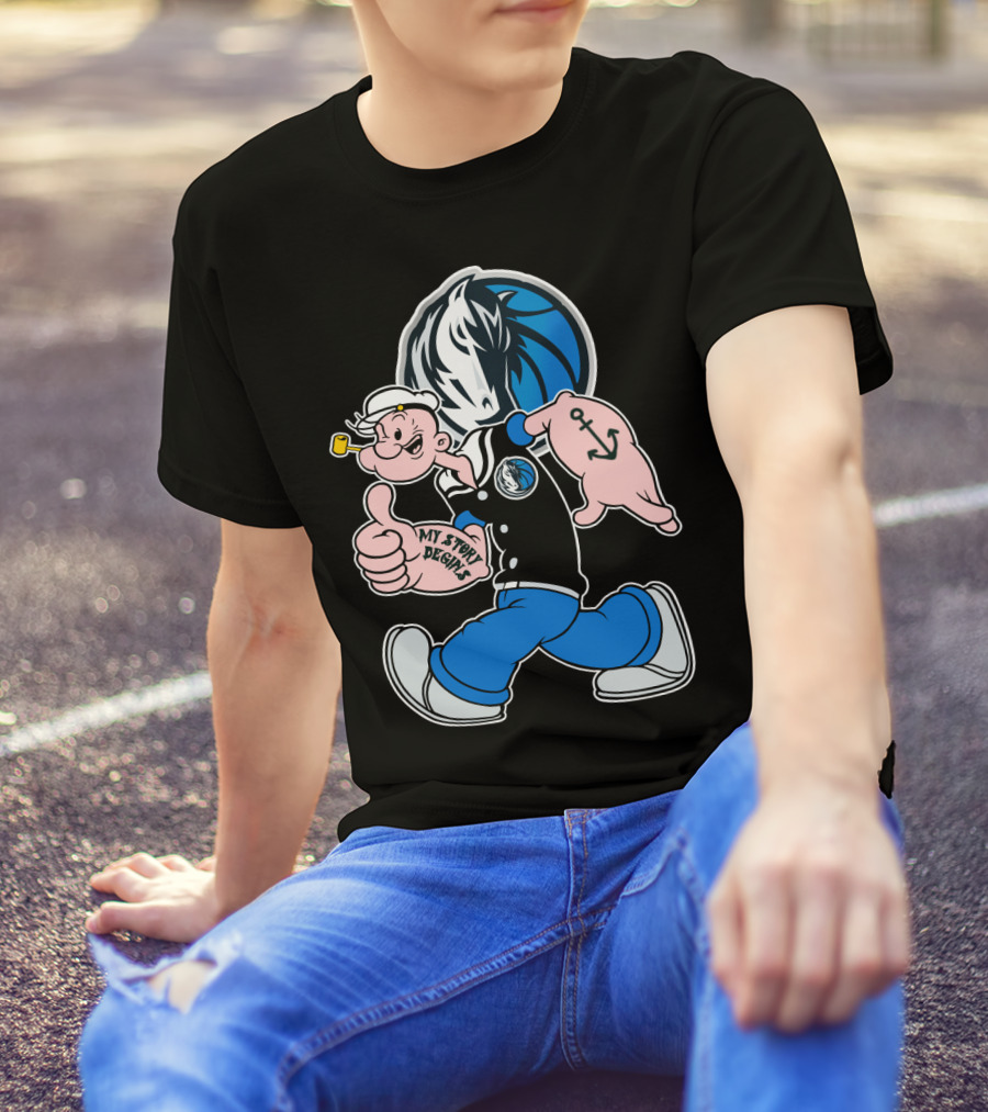 Dallas Mavericks My Story Begins T-Shirt