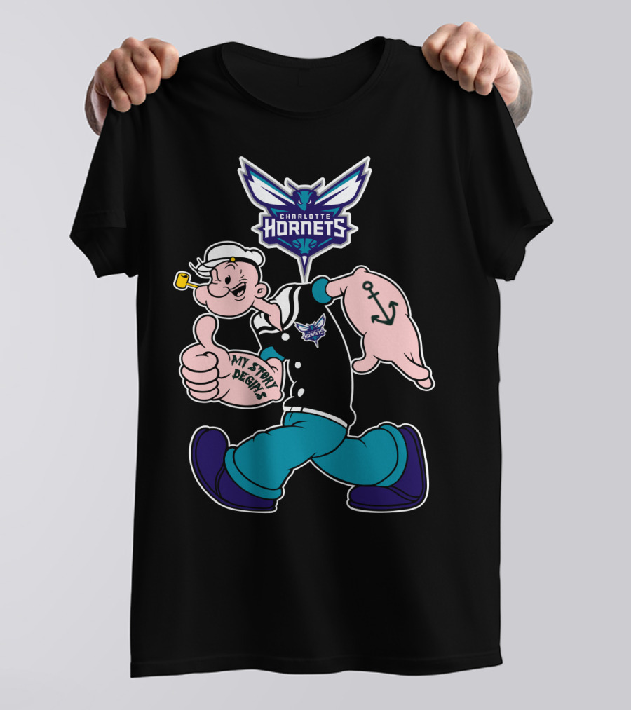 Charlotte Hornets My Story Designs T-Shirt