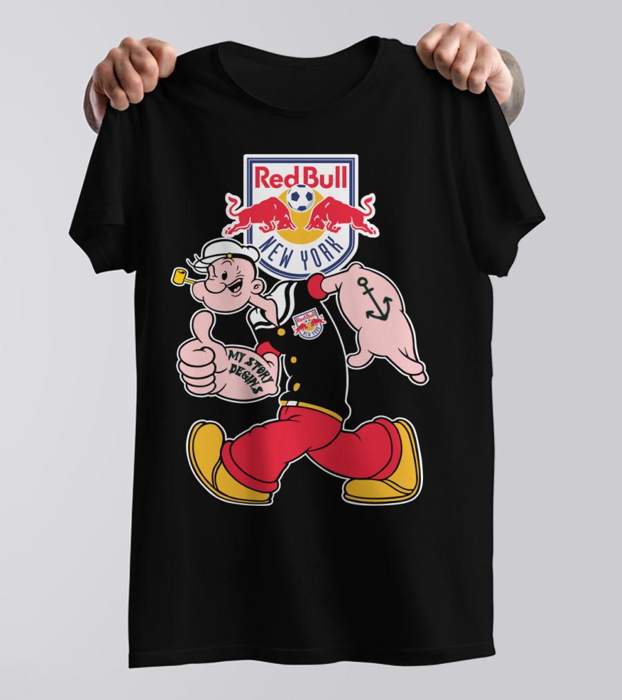 New York Red Bulls Popeye My Story Begins T-Shirt