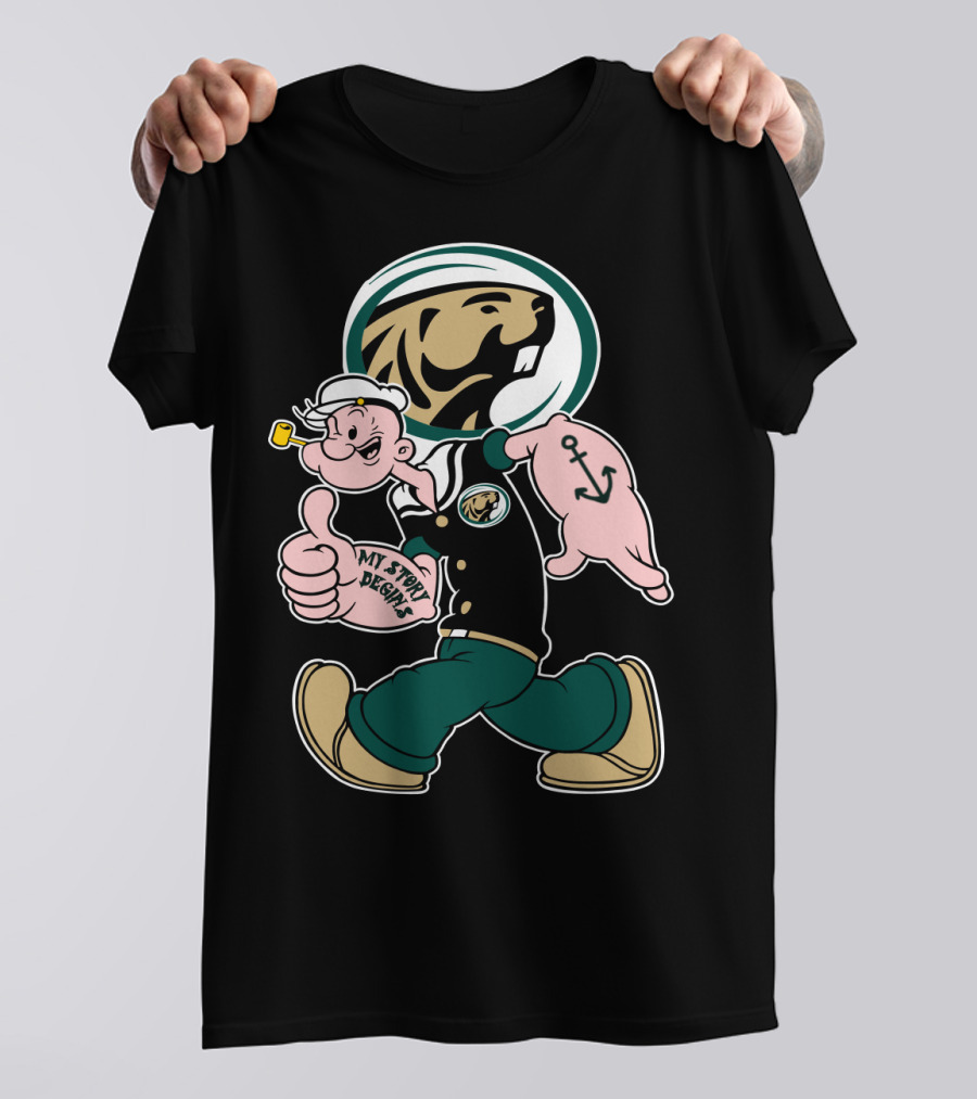 Bemidji State Beavers Popeye My Story Designs T-Shirt