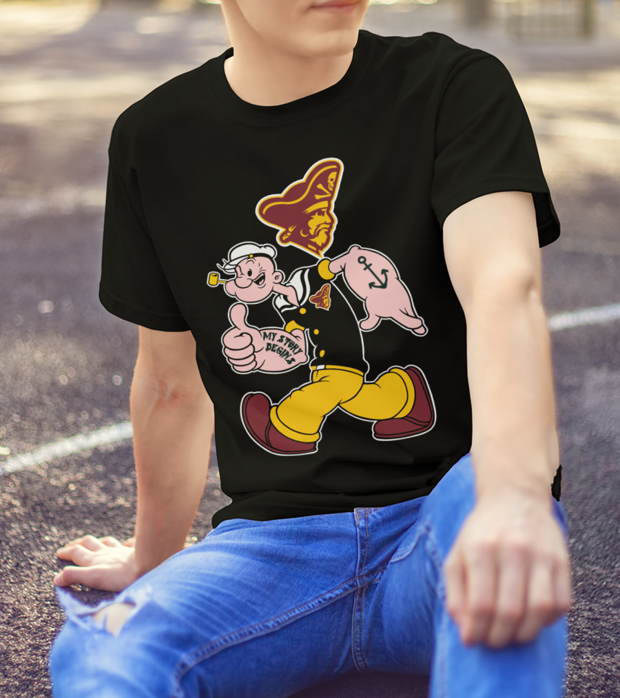 Armstrong Atlantic St Pirates My Story Begins T-Shirt