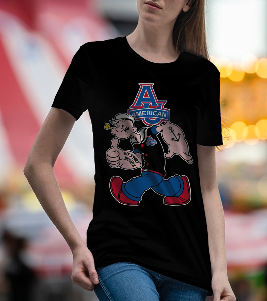 American Eagles Popeye My Story Begins Anchor T-Shirt