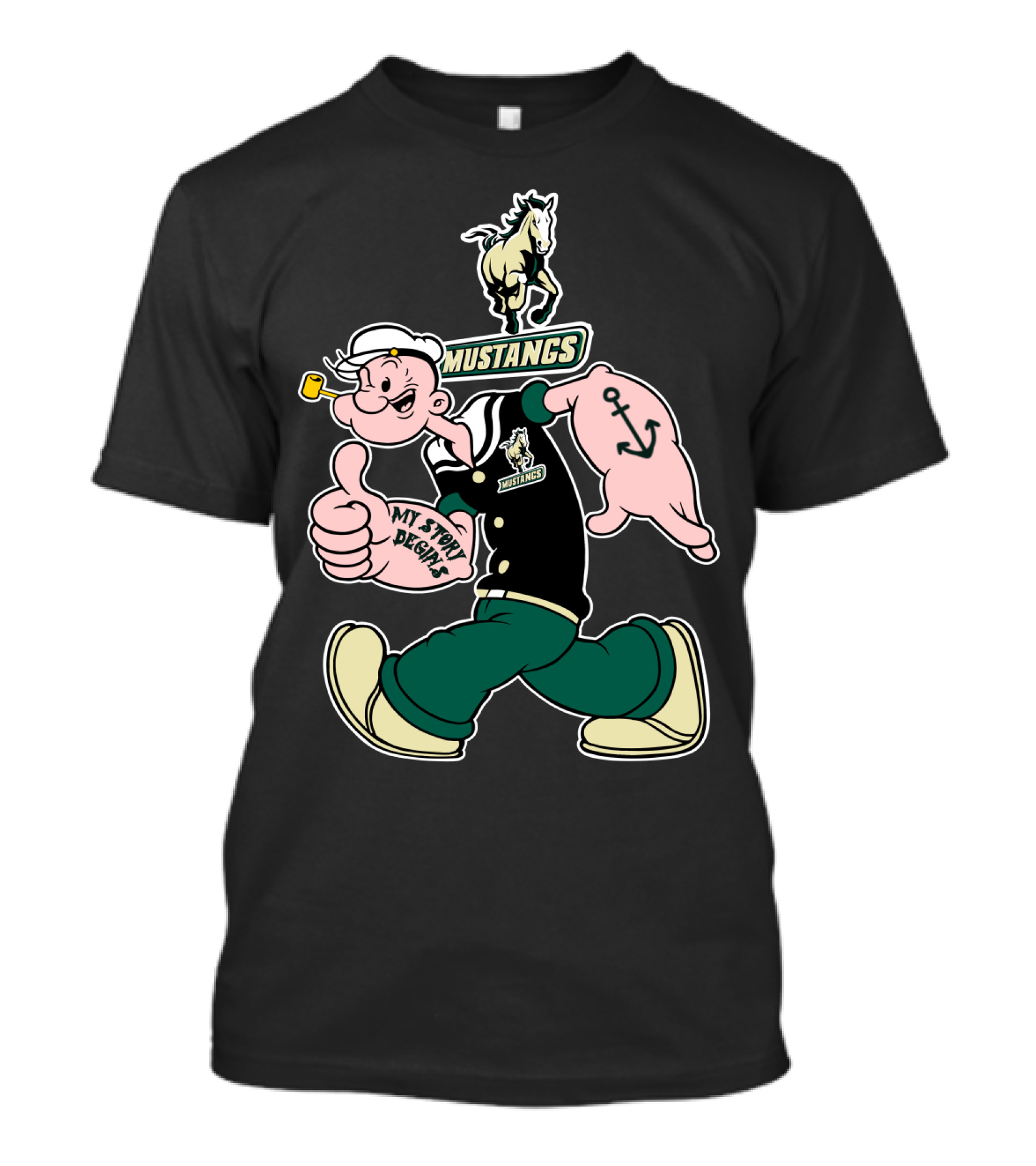 My Story Designs Cal Poly Mustangs T-Shirt