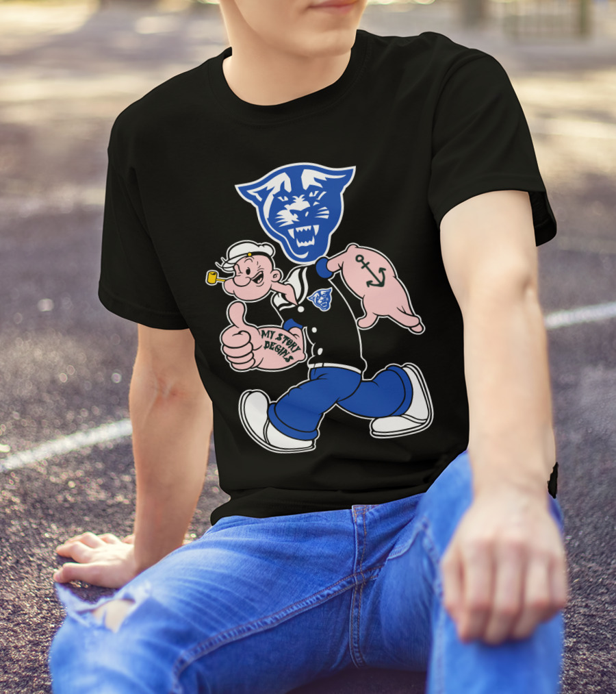 Georgia State Panthers My Story Begins T-Shirt