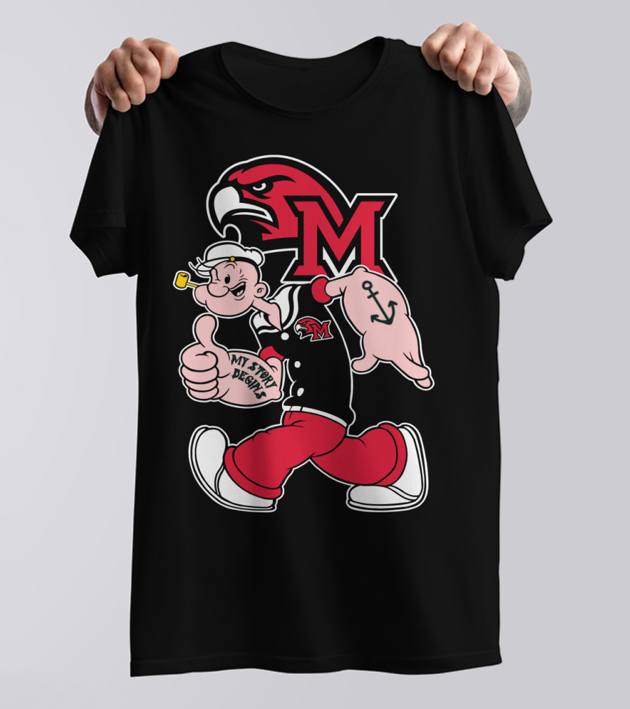 Miami (Oh) Redhawks Popeye My Story Begins T-Shirt