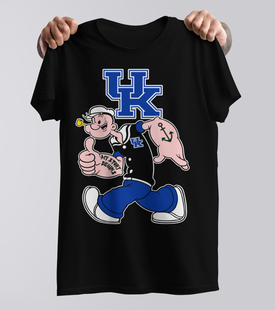 Uk Wildcats Popeye My Story Begins T-Shirt