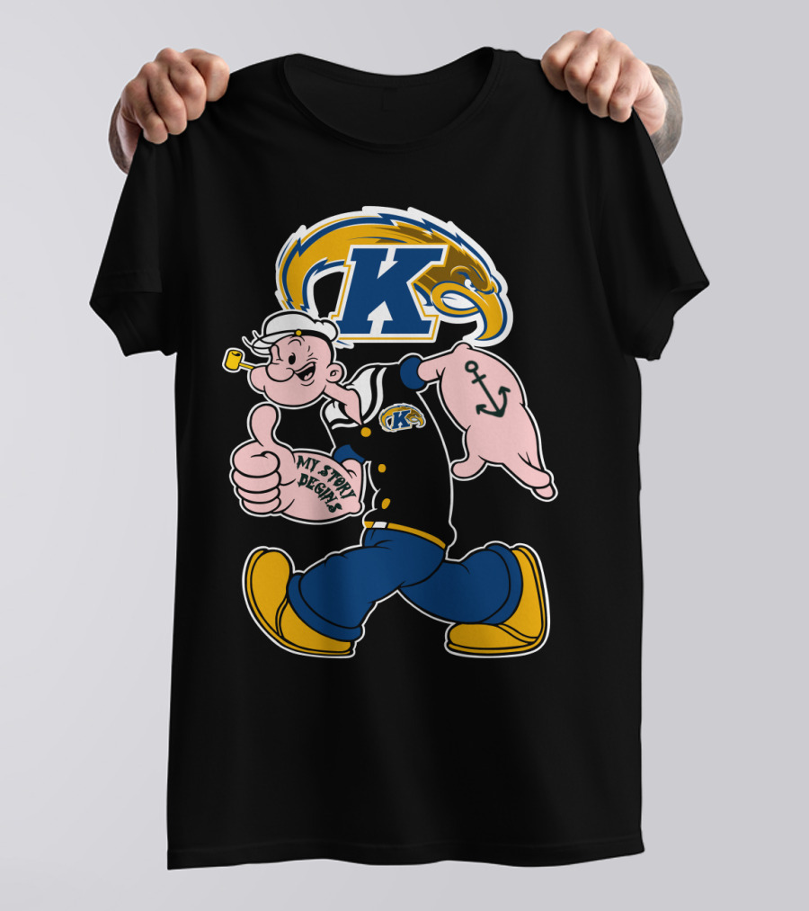 Kent State Golden Flashes Popeye My Story Begins T-Shirt