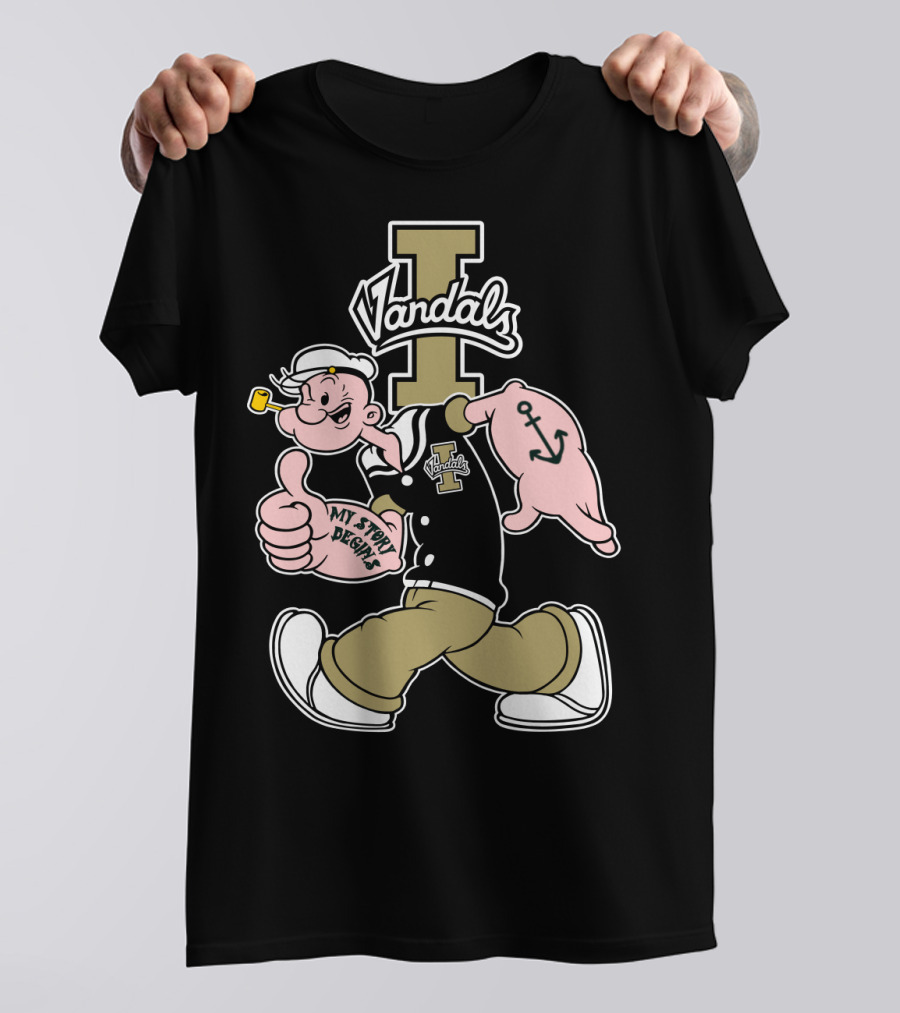 Idaho Vandals Popeye My Story Begins T-Shirt