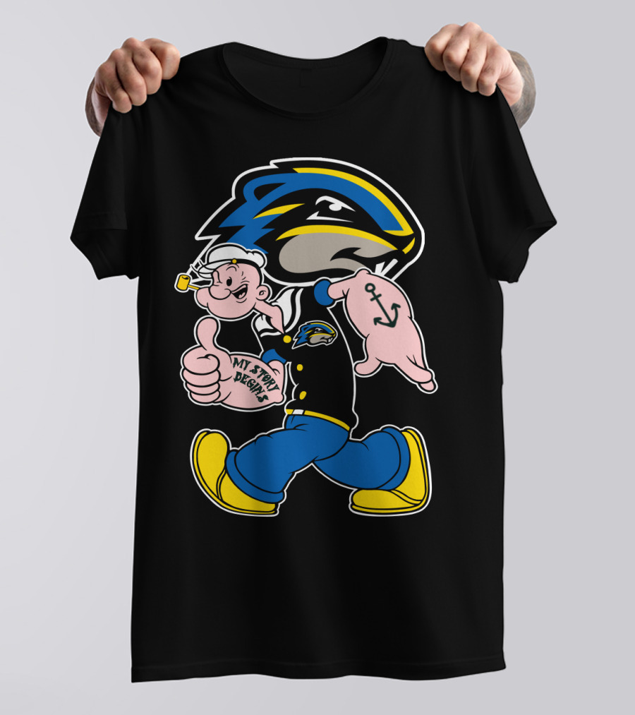 Goucher Gophers My Story Begins Walker With Anchor Tattoo T-Shirt