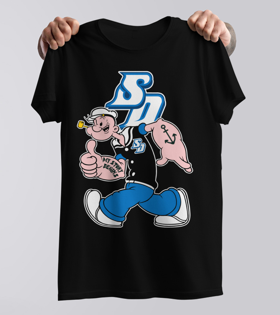 Sd 287 San Diego Toreros My Story Designs T-Shirt
