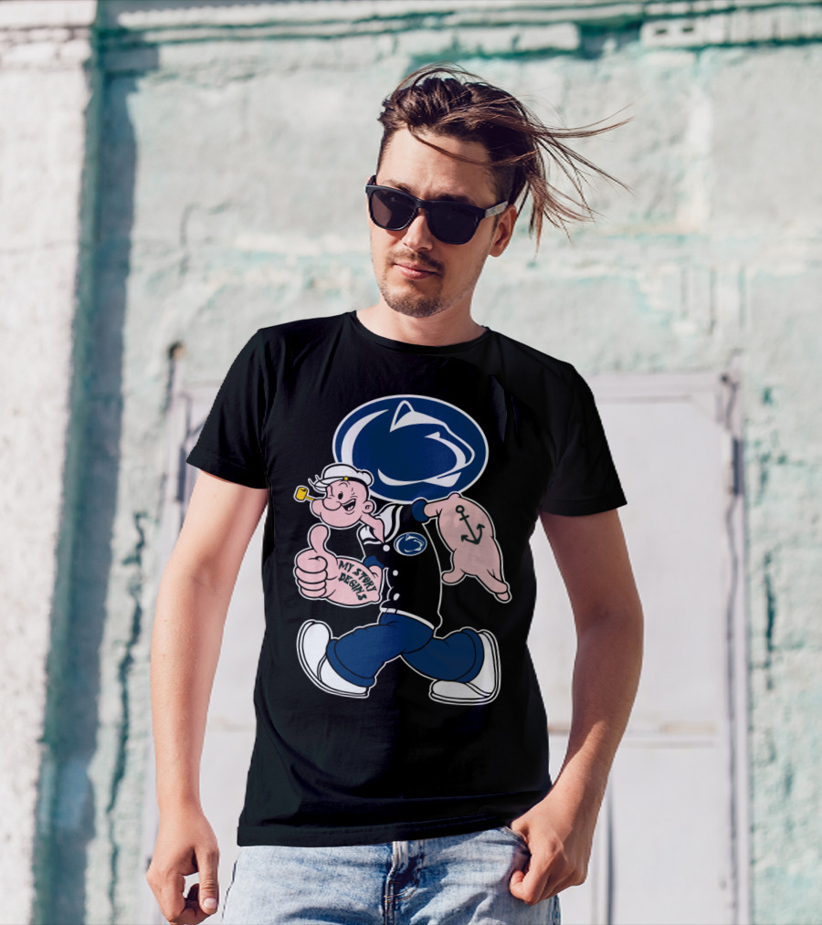 Penn State Nittany Lions Popeye My Story Begins T-Shirt