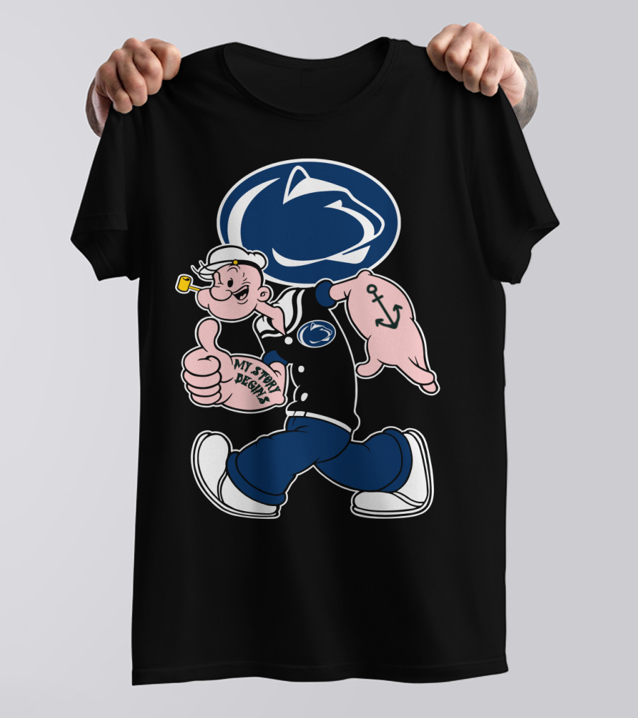 Penn State Nittany Lions Popeye My Story Begins T-Shirt