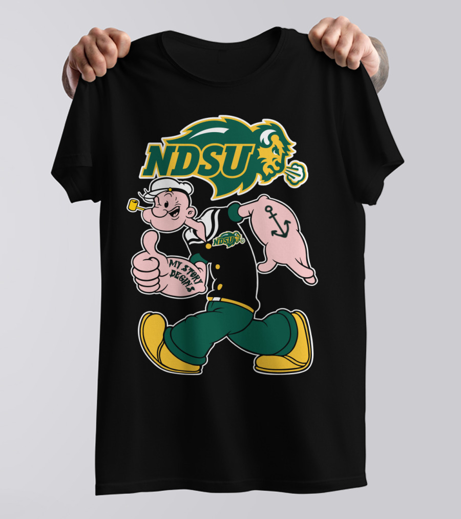Ndsu North Dakota State Bison My Story Begins T-Shirt