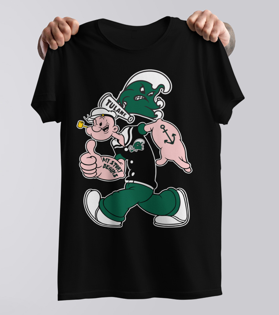 Tulane Green Wave My Story Designs T-Shirt