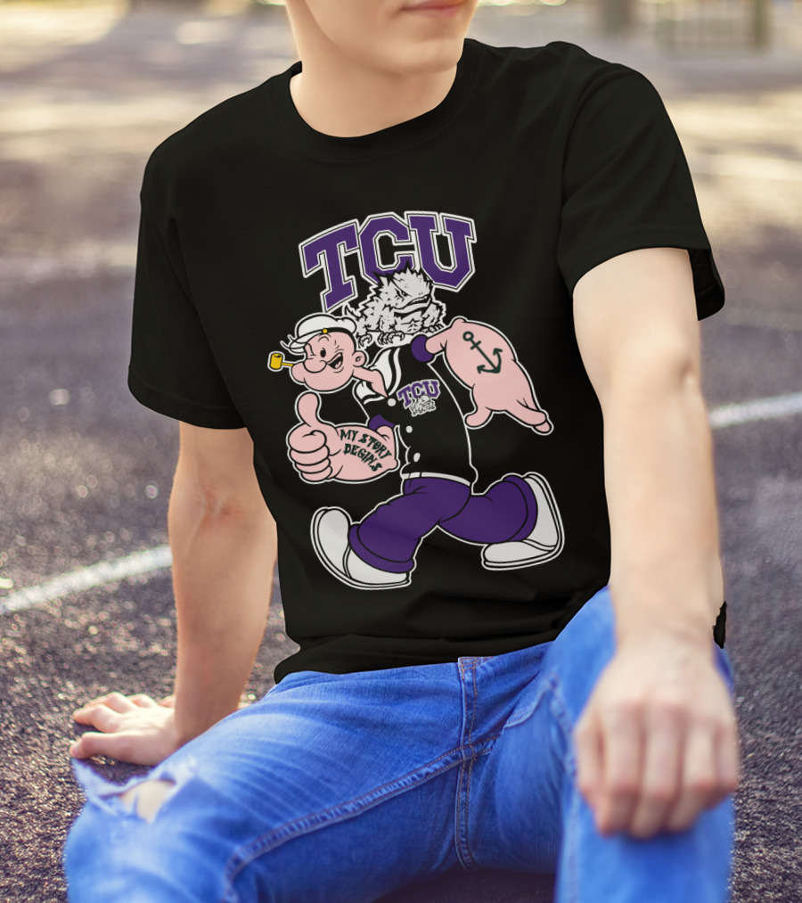 Tcu Horned Frogs My Story Begins T-Shirt