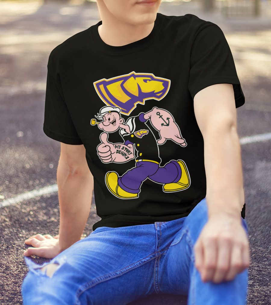 Stevens Point Pointers My Story Begins T-Shirt