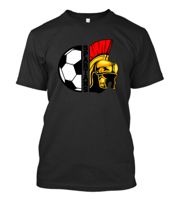 Spartans Soccer Helmet Fusion T-Shirt