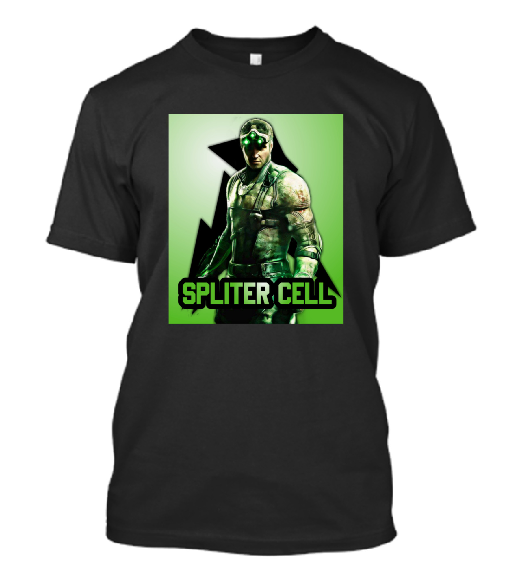 Splinter Cell Stealth Action Blackout Green Agent T-Shirt