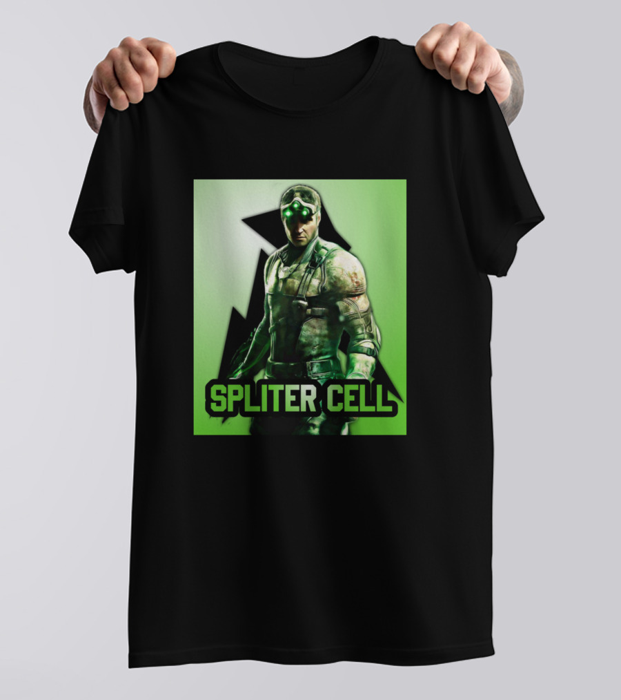 Splinter Cell Stealth Action Blackout Green Agent T-Shirt