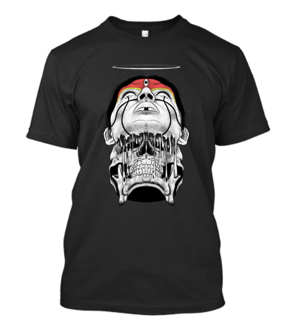 The Living Goddess Kumari Skull Halo T-Shirt