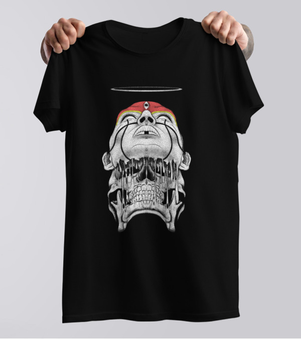 The Living Goddess Kumari Skull Halo T-Shirt