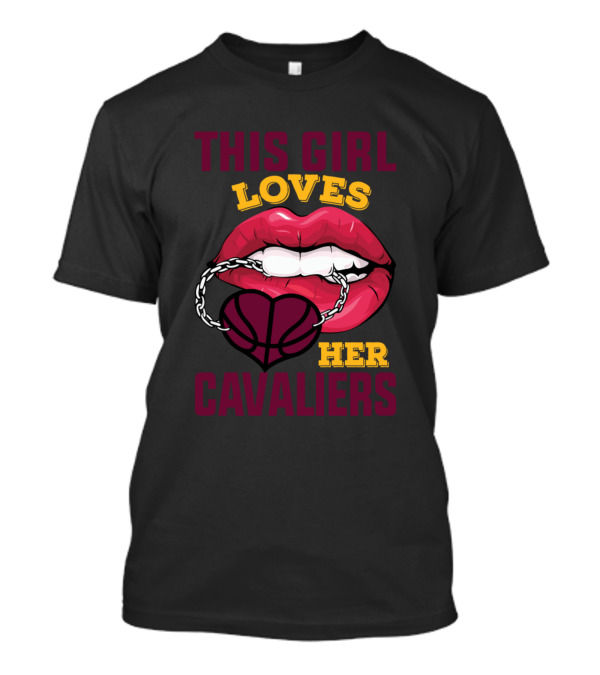 This Girl Loves Her Cavaliers Basketball Lovers T-Shirt