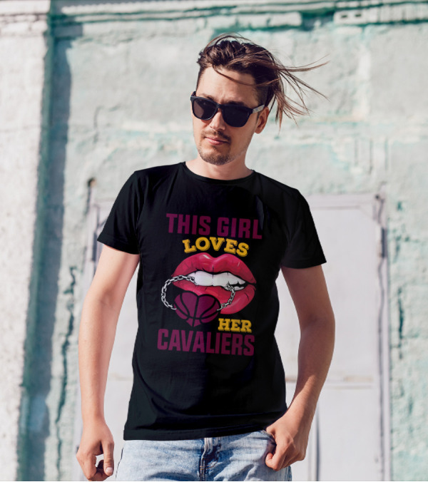 This Girl Loves Her Cavaliers Basketball Lovers T-Shirt
