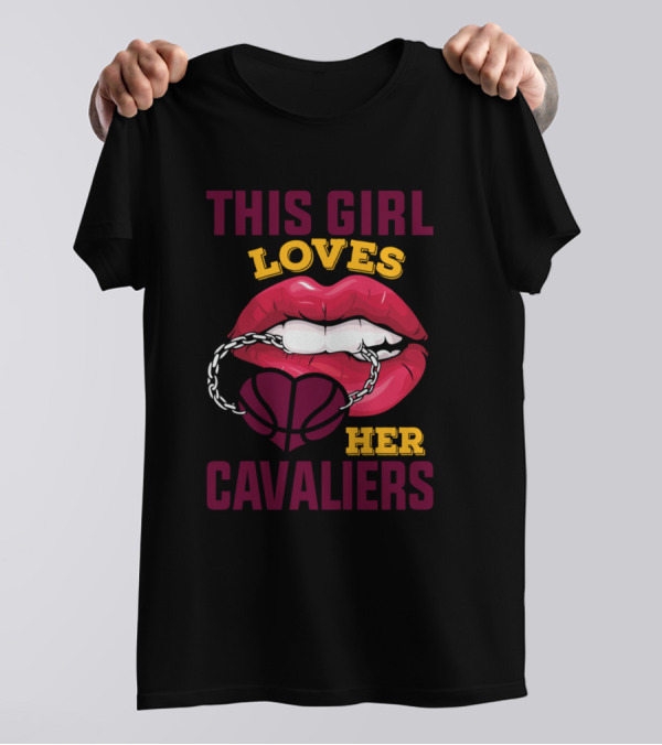 This Girl Loves Her Cavaliers Basketball Lovers T-Shirt