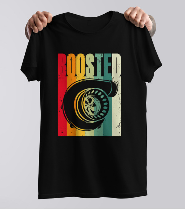 Boosted Turbo Car Lover Racing T-Shirt