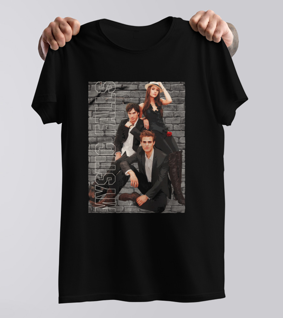 Mystic Falls Group The Vampire Diaries Tvd T-Shirt